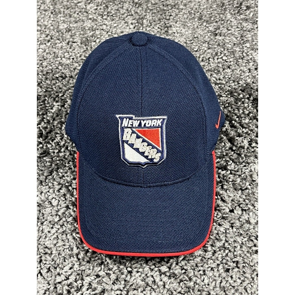 Y2K Nike New York Rangers Hockey Baseball Cap Hat Universal Fit Team Logo